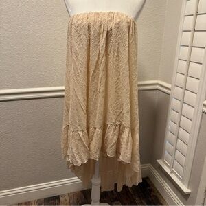 Free people Tan Tube Dress Size M